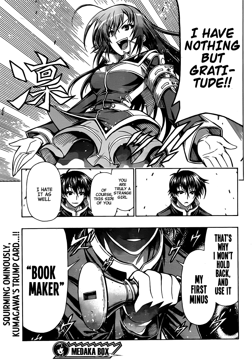 Medaka Box Chapter 89 page 21 - Chapter 89 : The 89th Suggestion - And There Is Only One Rule