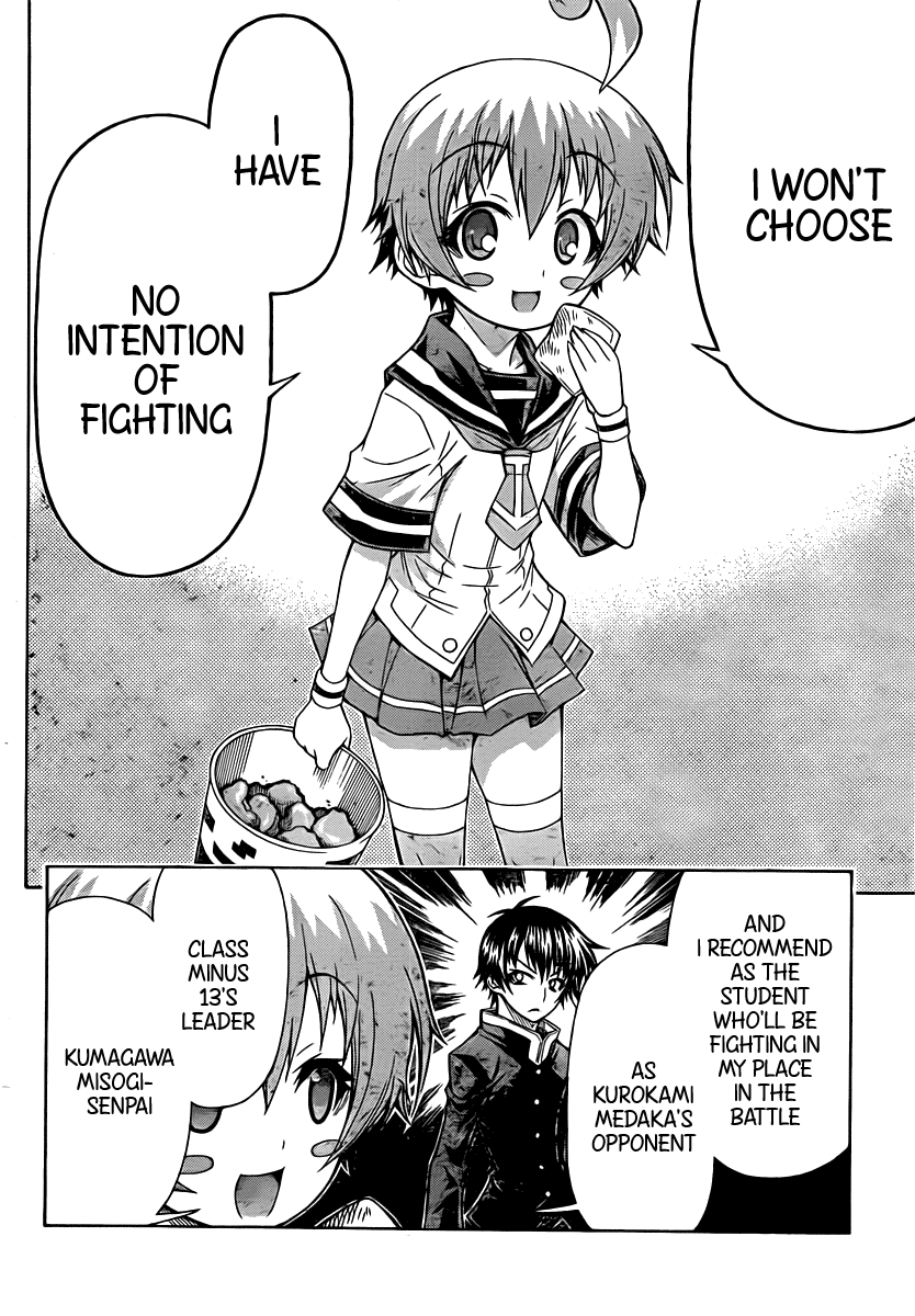 Medaka Box Chapter 89 page 6 - Chapter 89 : The 89th Suggestion - And There Is Only One Rule