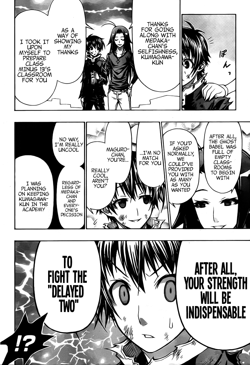 Medaka Box Chapter 92 page 16 - Chapter 92 : The 92nd Suggestion - I Was Told We'd Be Equals Someday