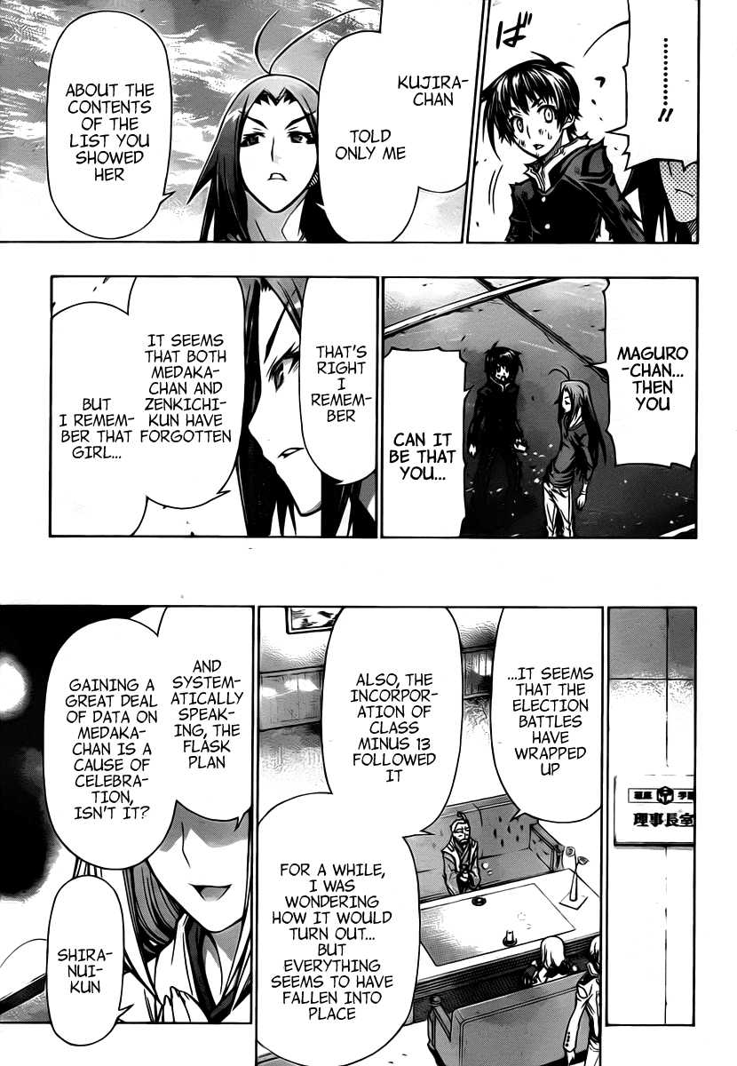 Medaka Box Chapter 92 page 17 - Chapter 92 : The 92nd Suggestion - I Was Told We'd Be Equals Someday
