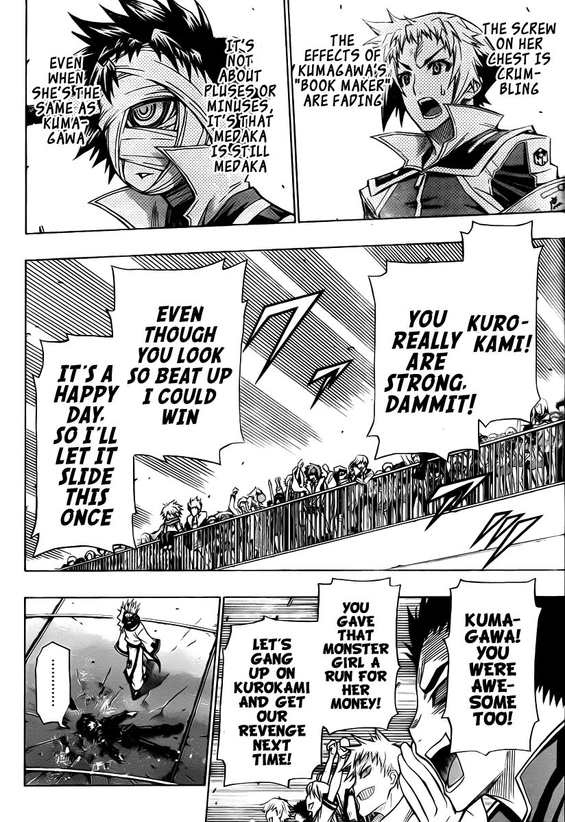 Medaka Box Chapter 92 page 2 - Chapter 92 : The 92nd Suggestion - I Was Told We'd Be Equals Someday