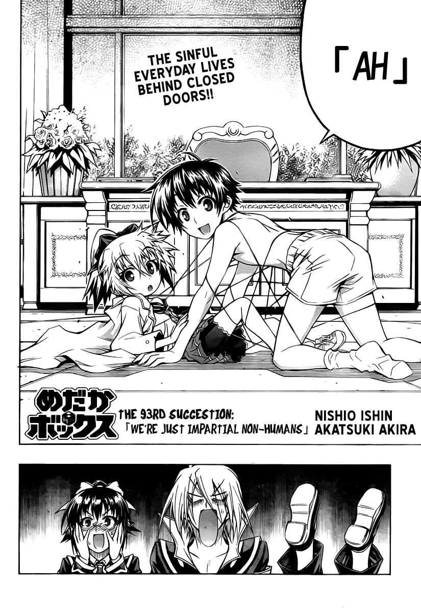 Medaka Box Chapter 93 page 4 - Chapter 93 : The 93rd Suggestion - We're Just Impartial Non-Humans