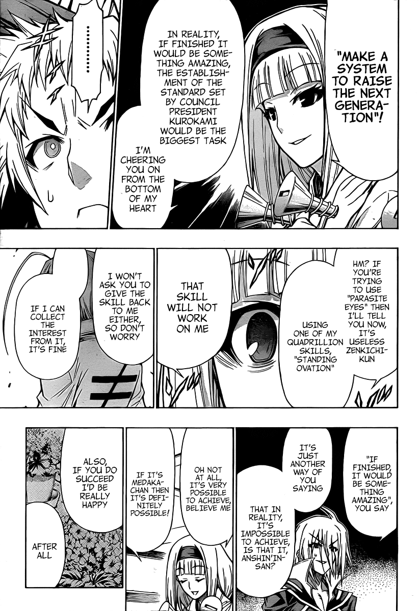 Medaka Box Chapter 94 page 17 - Chapter 94 : The 94th Suggestion - The Making of Kurokami Medaka's Successor