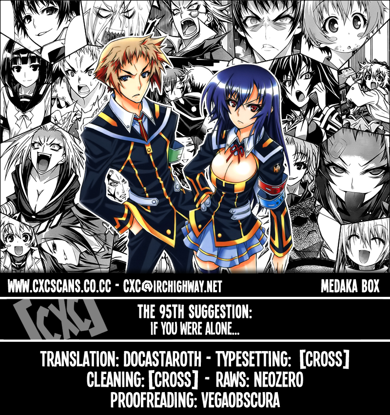 Medaka Box Chapter 95 page 1 - Chapter 95 : The 95th Suggestion - If You Were Alone...