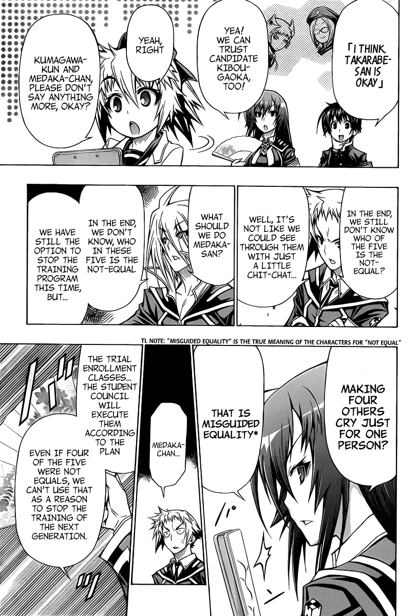 Medaka Box Chapter 95 page 16 - Chapter 95 : The 95th Suggestion - If You Were Alone...