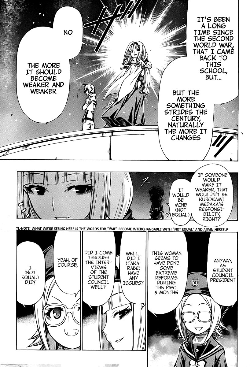 Medaka Box Chapter 95 page 18 - Chapter 95 : The 95th Suggestion - If You Were Alone...