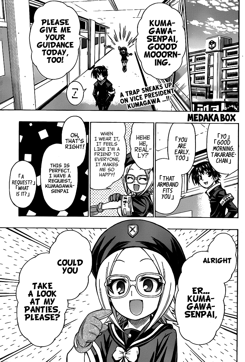 Medaka Box Chapter 96 page 2 - Chapter 96 : The 96th Suggestion - Because It's My Job!