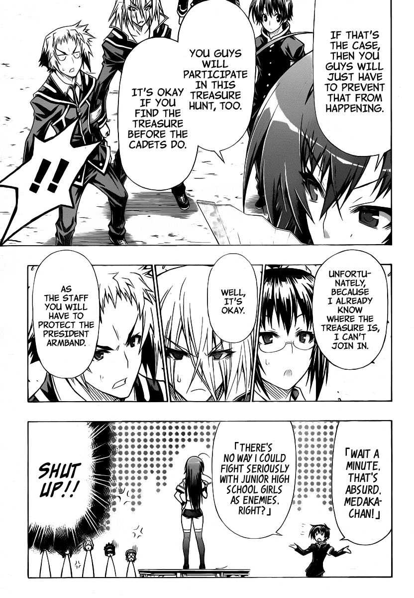 Medaka Box Chapter 98 page 13 - Chapter 98 : The 98th Suggestion - The Level of Difficulty is B