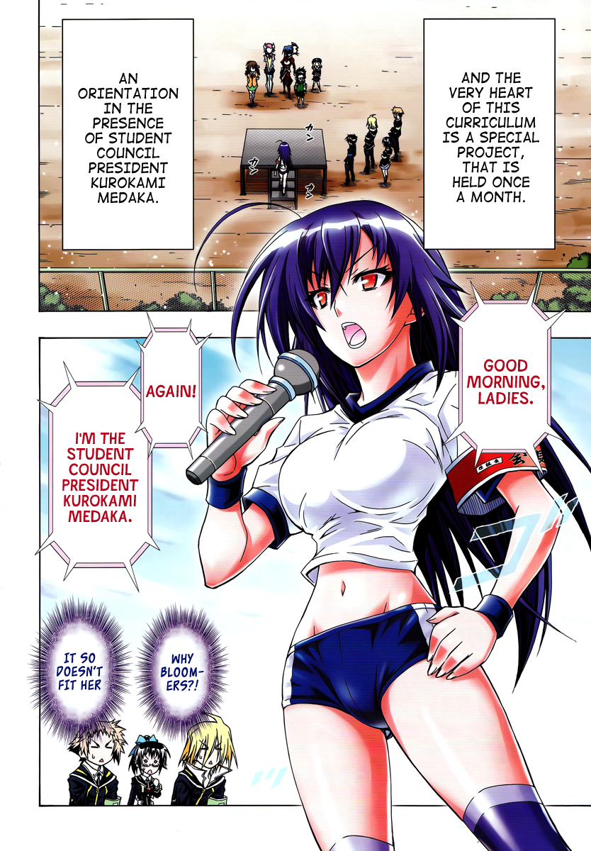 Medaka Box Chapter 98 page 4 - Chapter 98 : The 98th Suggestion - The Level of Difficulty is B