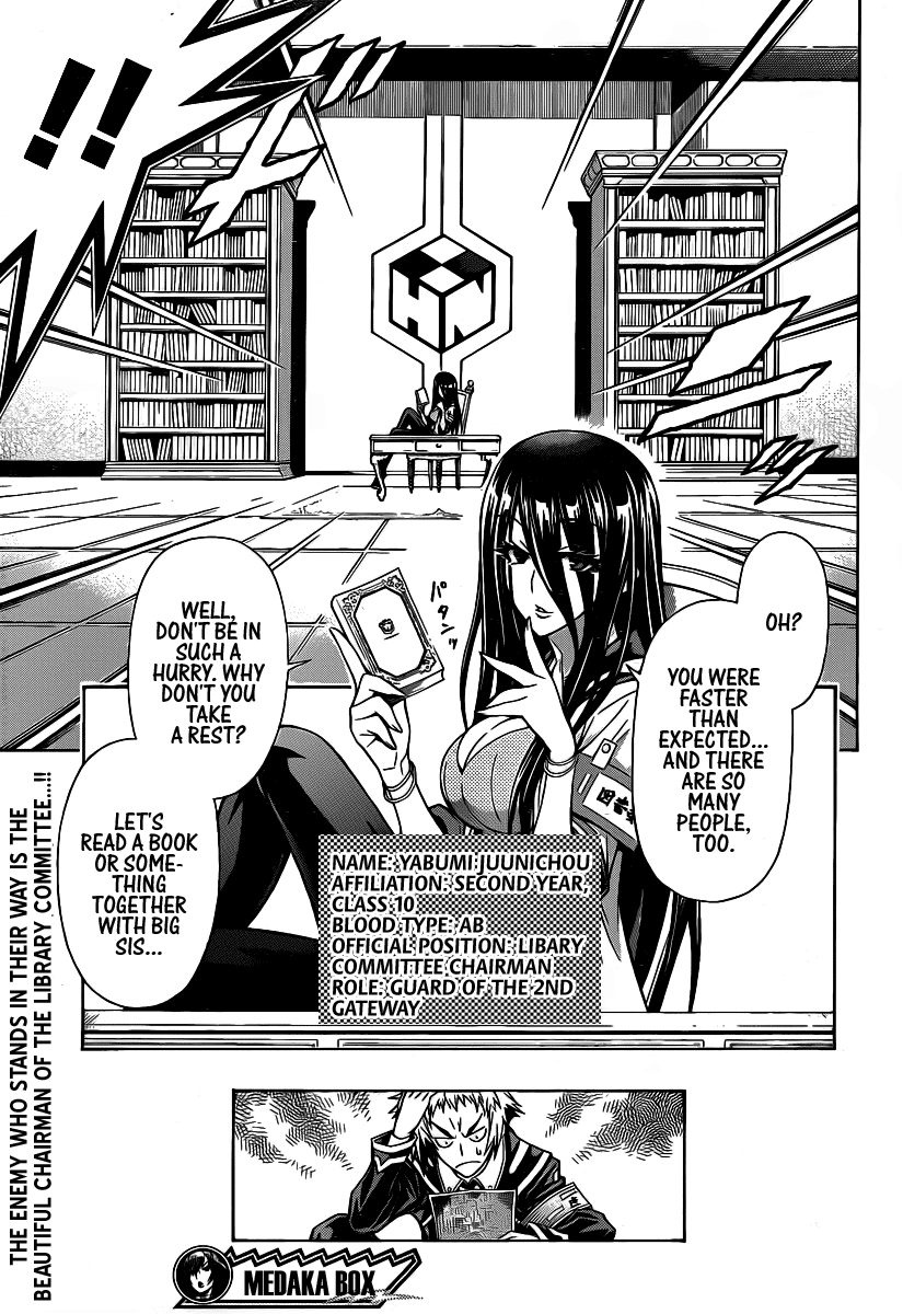 Medaka Box Chapter 99 page 20 - Chapter 99 : The 99th Suggestion - Please Tell Me Just One More Thing