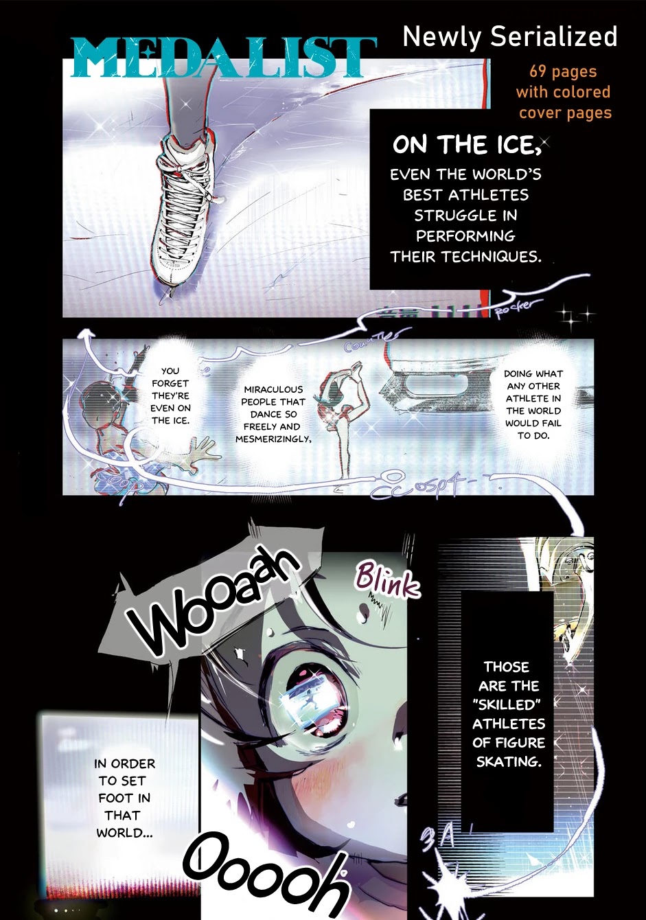 Medalist manga, chapter 1, page 1 of 70