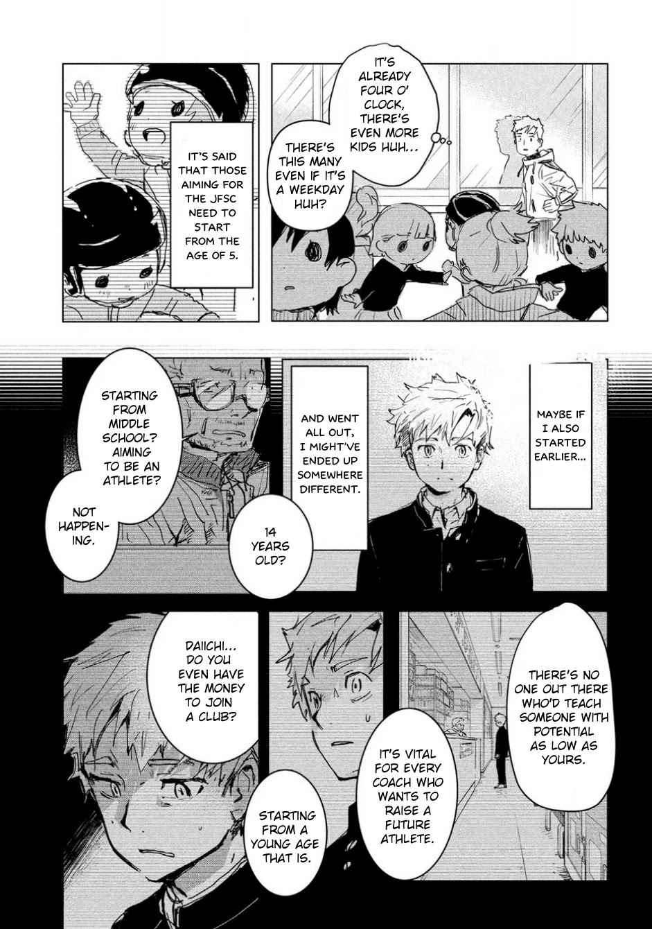 Medalist manga, chapter 1, page 11 of 70