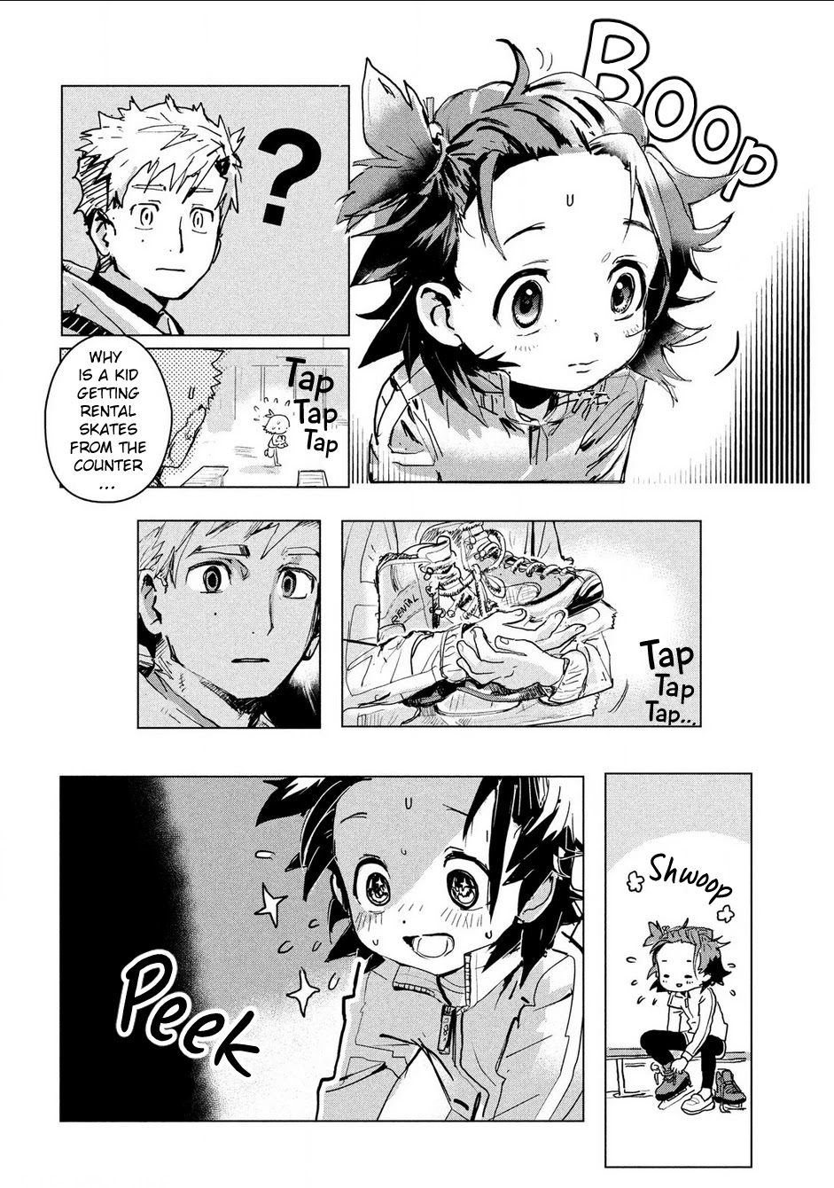 Medalist manga, chapter 1, page 14 of 70