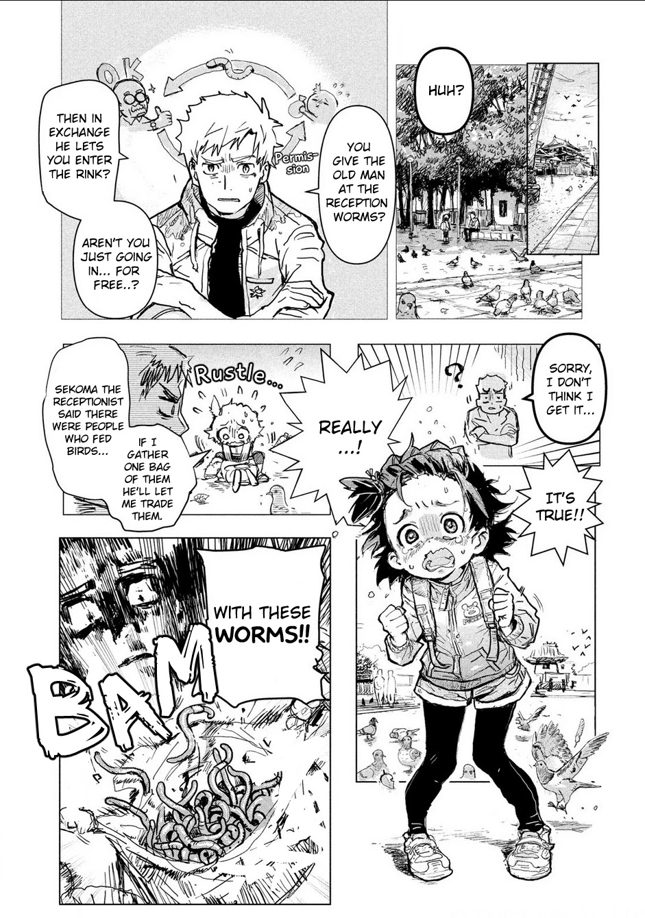 Medalist manga, chapter 1, page 21 of 70