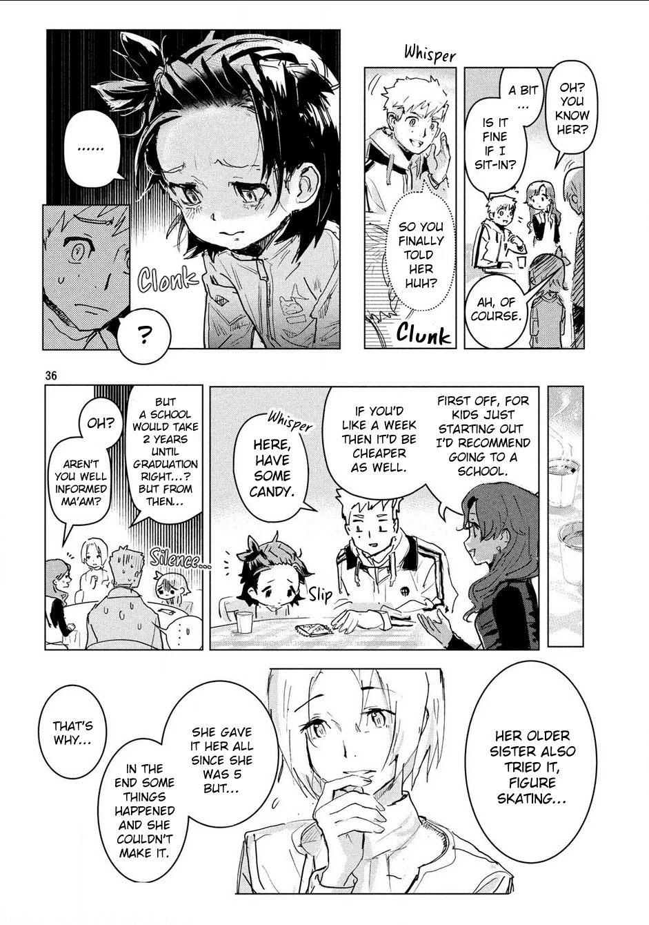 Medalist manga, chapter 1, page 36 of 70