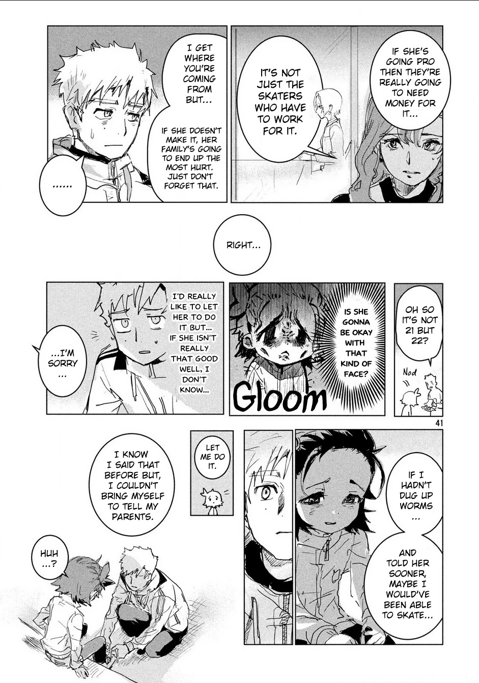 Medalist manga, chapter 1, page 41 of 70