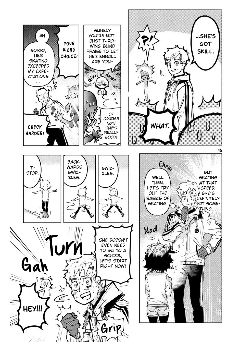 Medalist manga, chapter 1, page 45 of 70