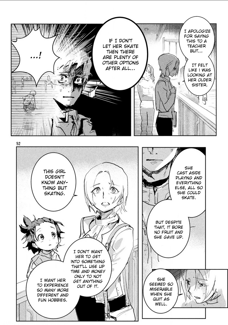Medalist manga, chapter 1, page 52 of 70