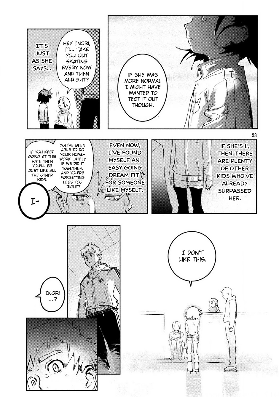 Medalist manga, chapter 1, page 53 of 70