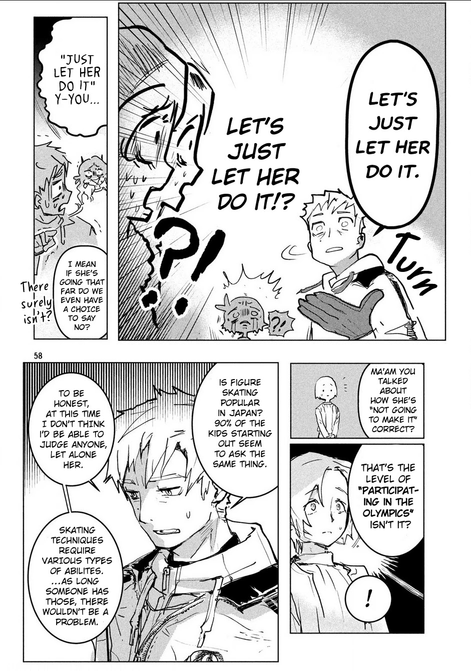 Medalist manga, chapter 1, page 58 of 70