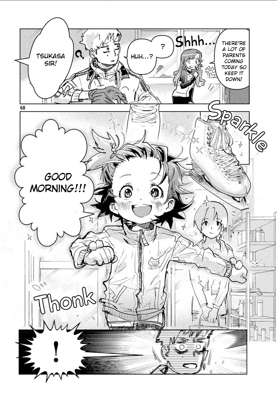 Medalist manga, chapter 1, page 68 of 70