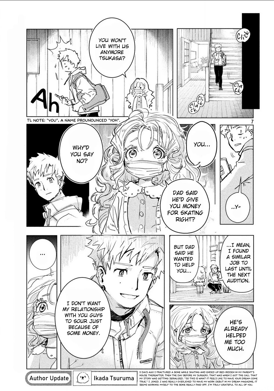 Medalist manga, chapter 1, page 7 of 70