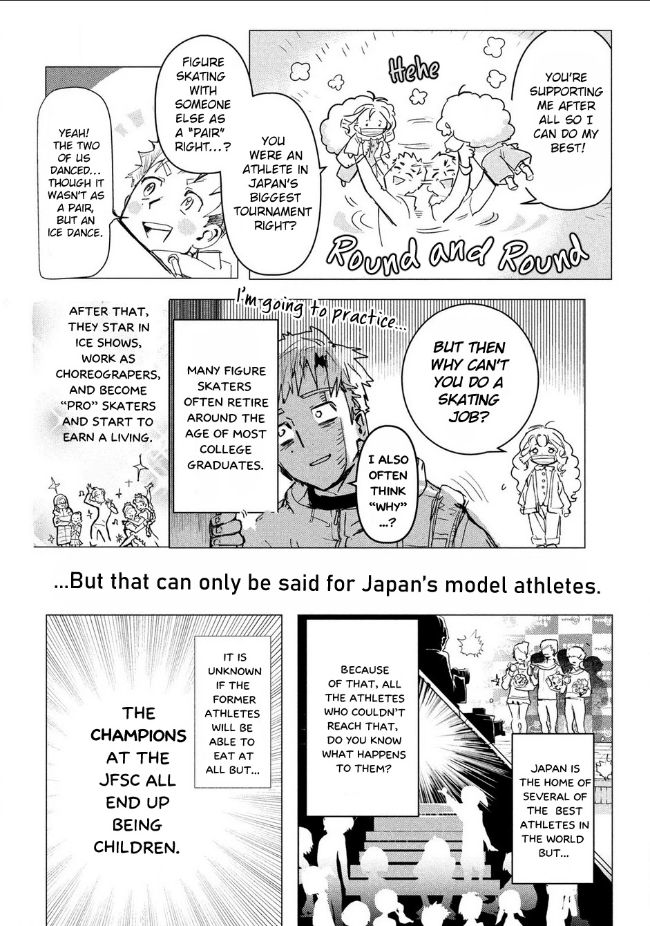 Medalist manga, chapter 1, page 8 of 70