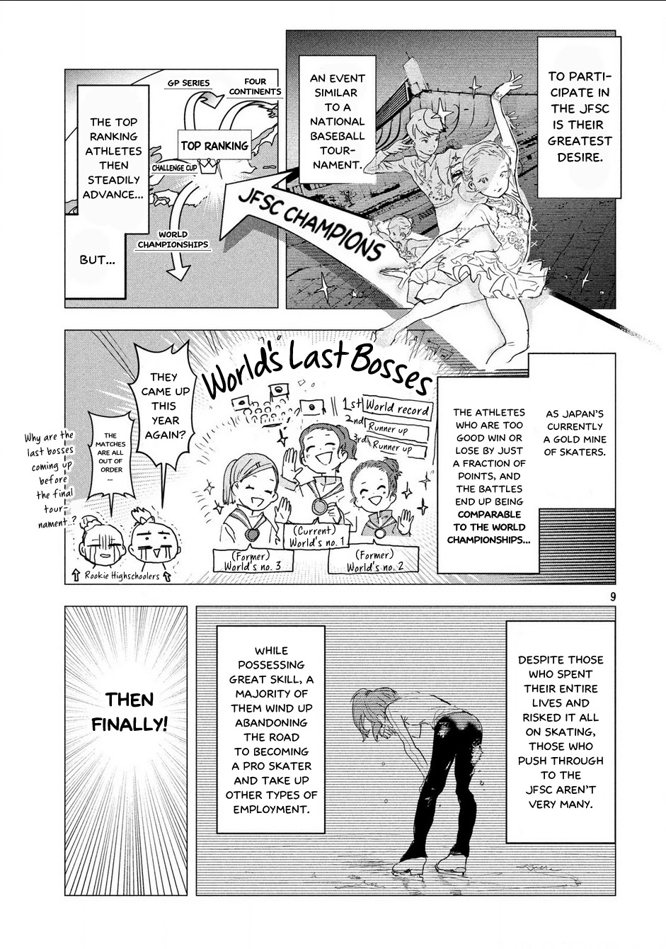 Medalist manga, chapter 1, page 9 of 70