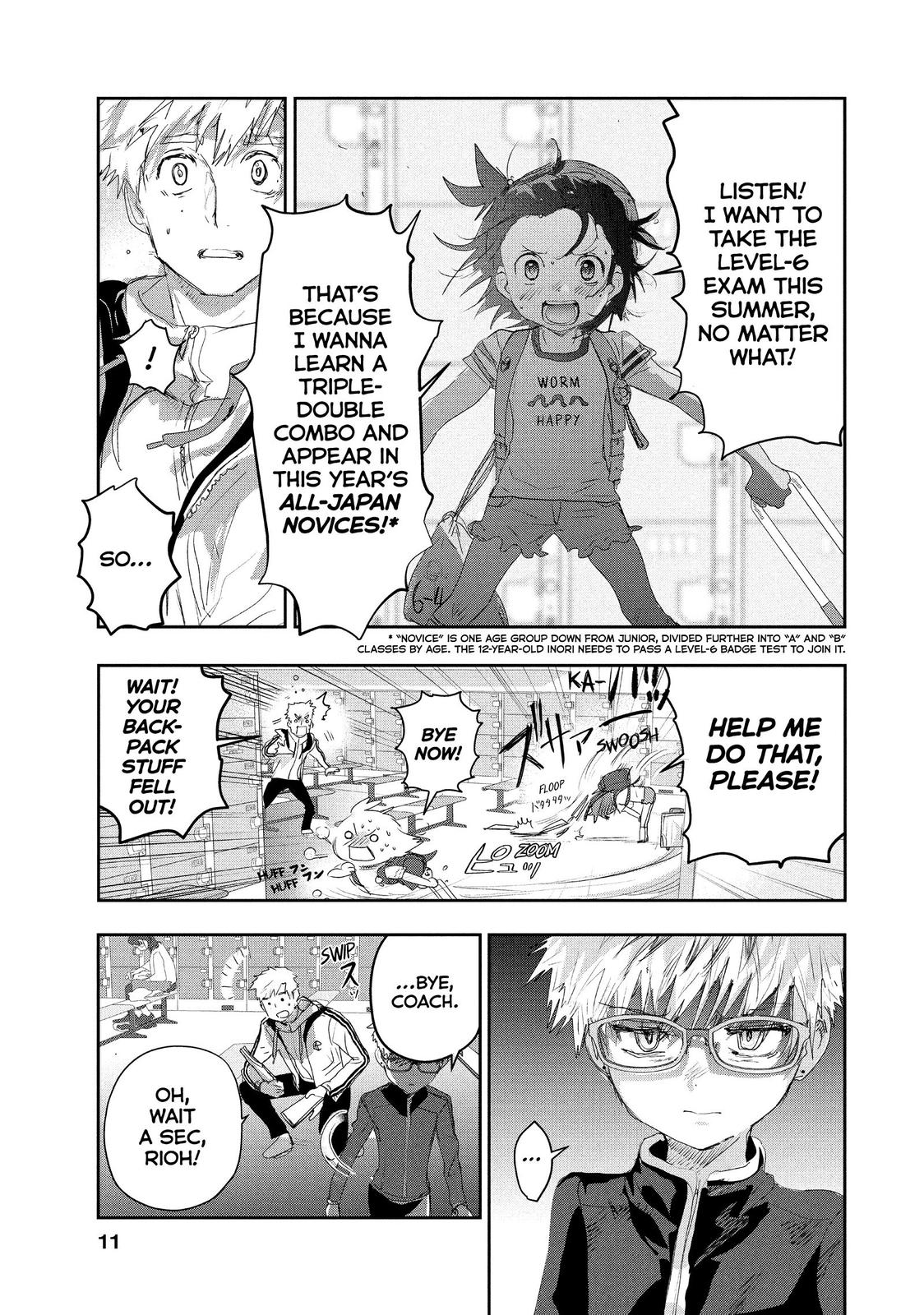 Medalist manga, chapter 12, page 11 of 61