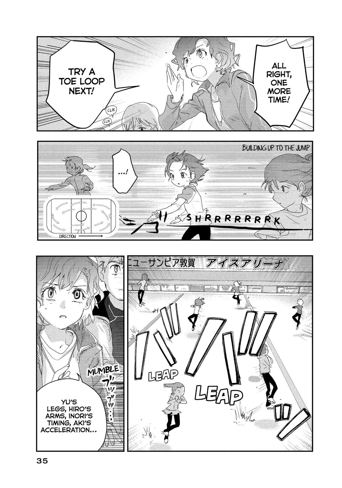 Medalist manga, chapter 12, page 35 of 61
