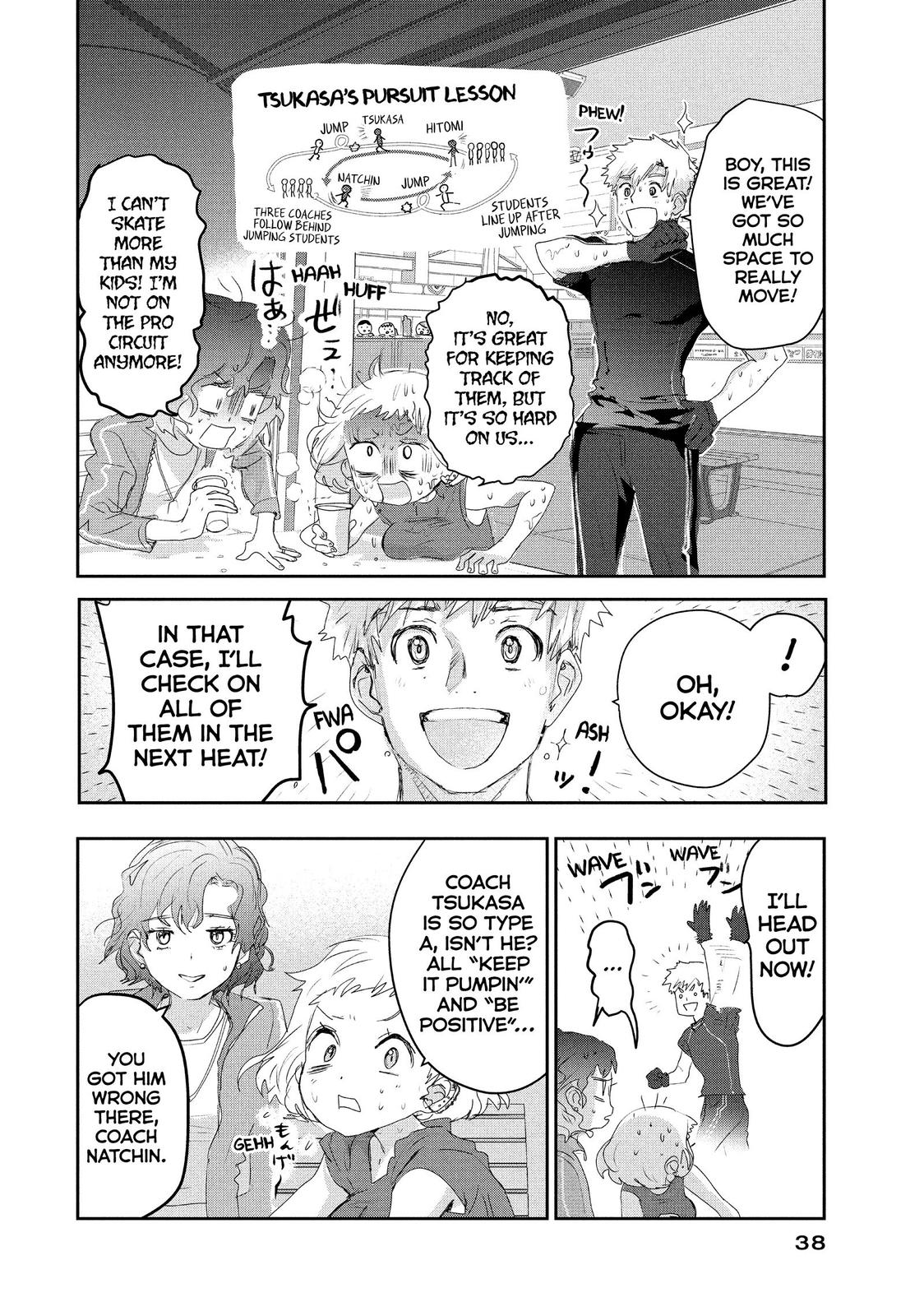 Medalist manga, chapter 12, page 38 of 61