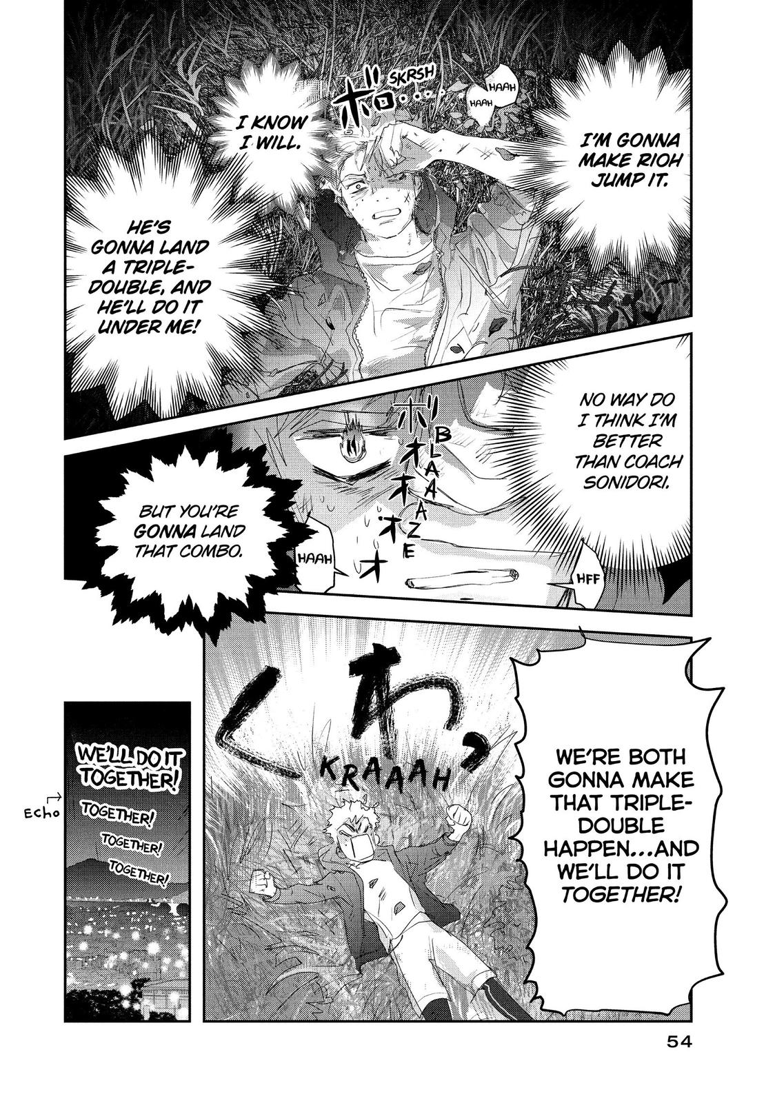Medalist manga, chapter 12, page 54 of 61
