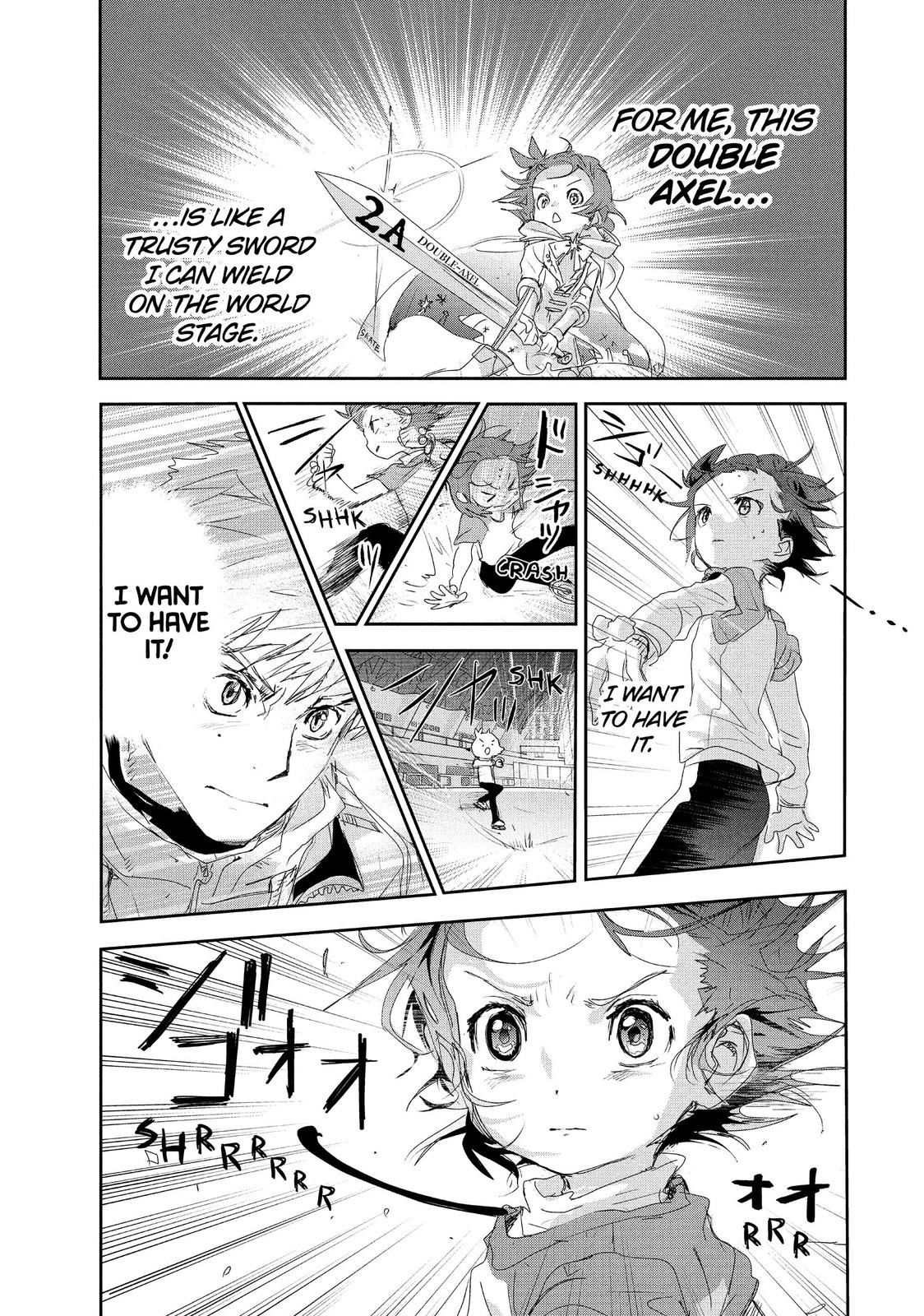 Medalist manga, chapter 12, page 57 of 61