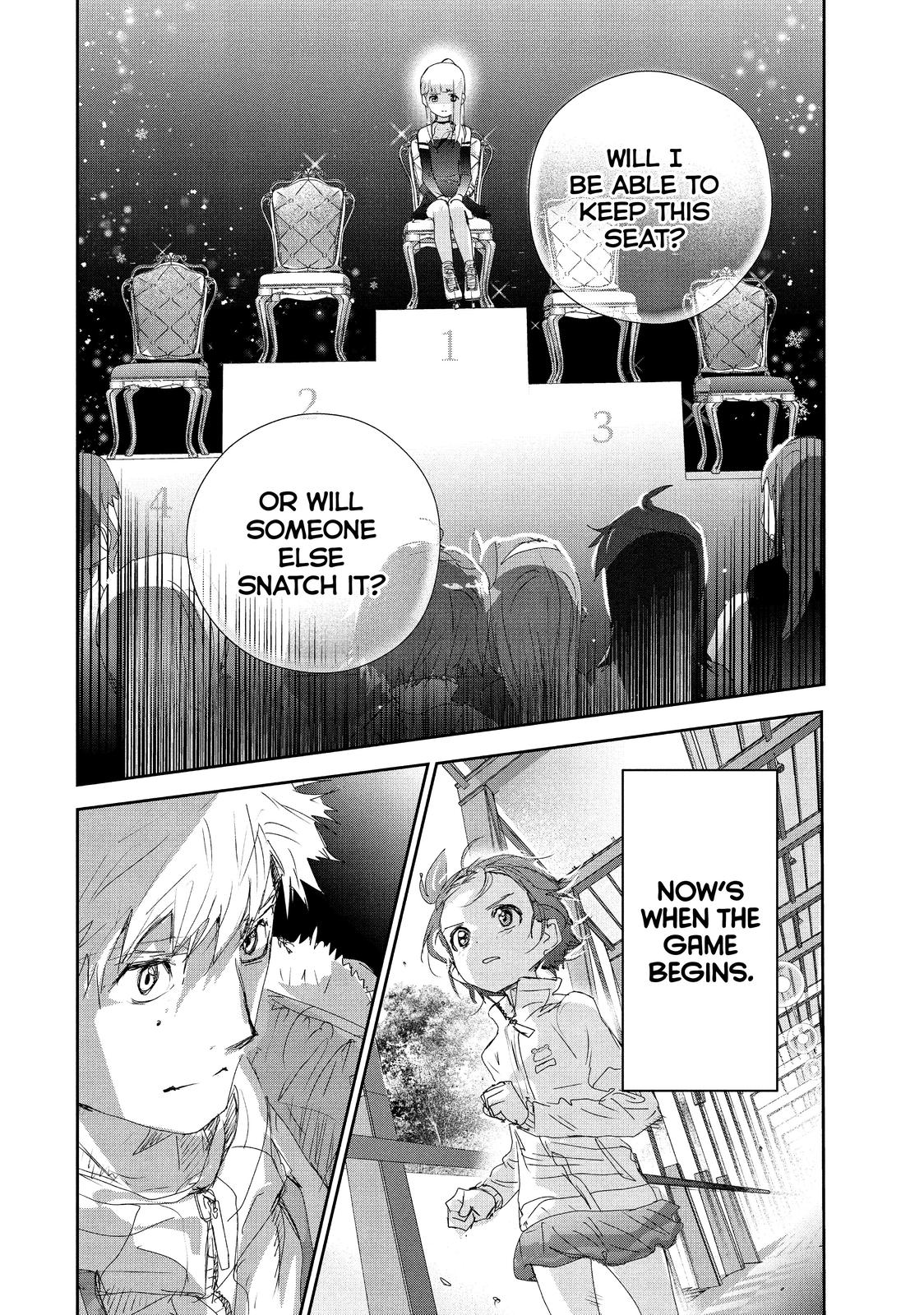 Medalist manga, chapter 17, page 34 of 34