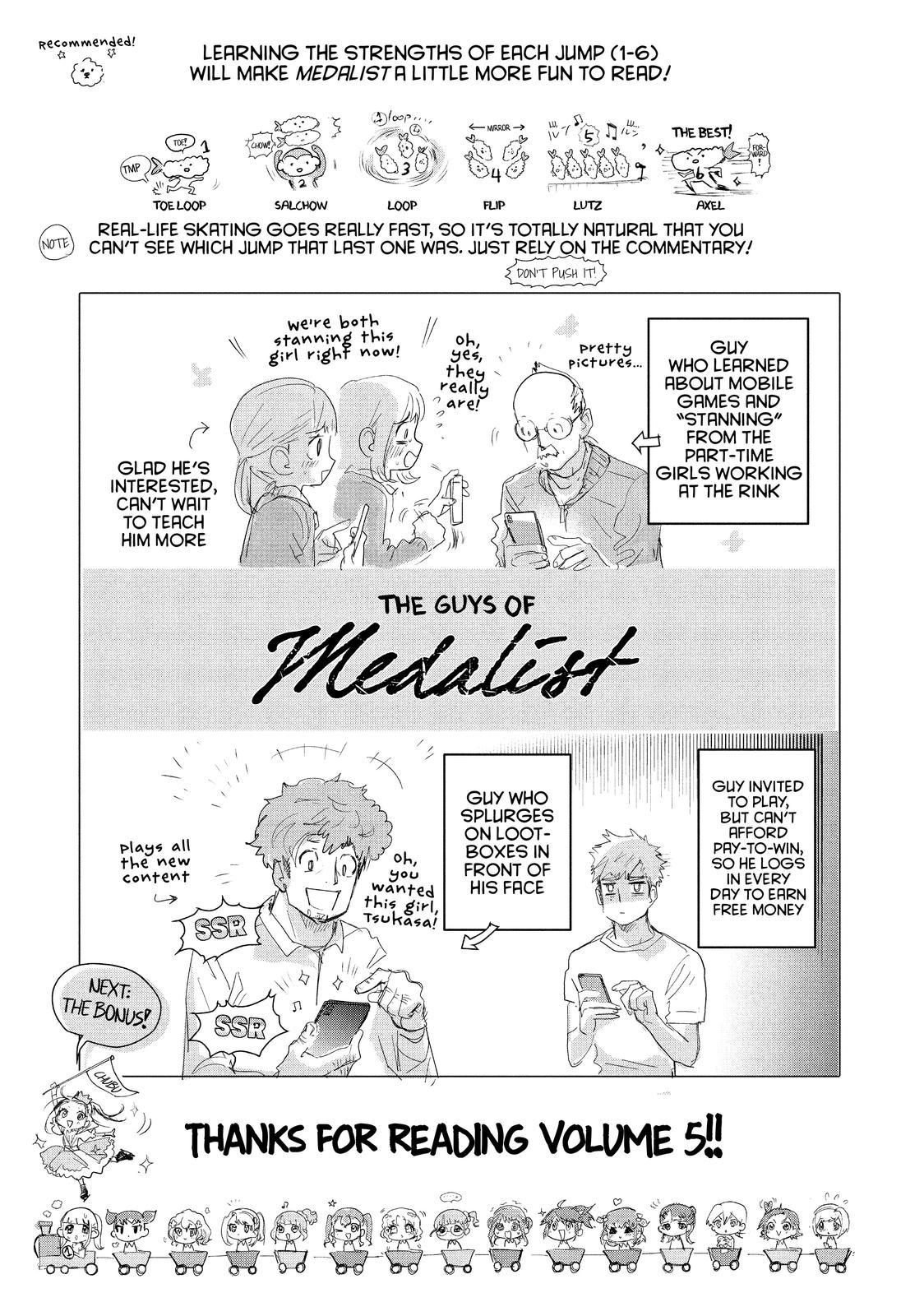 Medalist manga, chapter 19, page 40 of 40