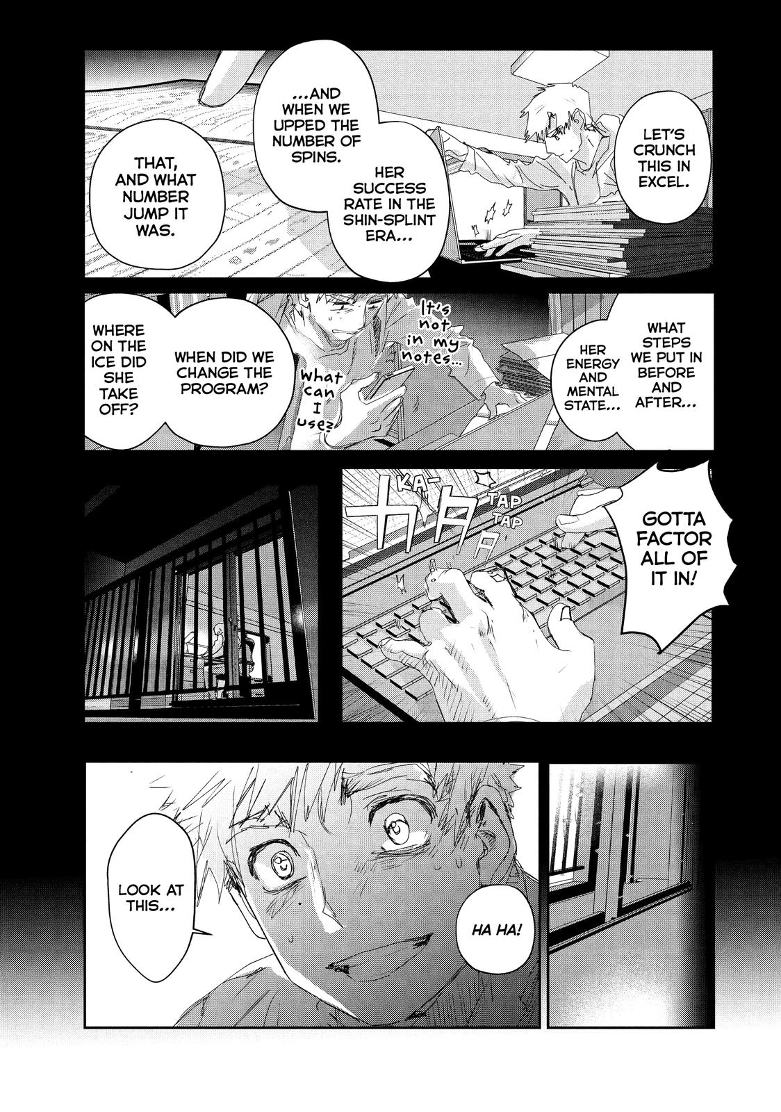 Medalist manga, chapter 20, page 49 of 59