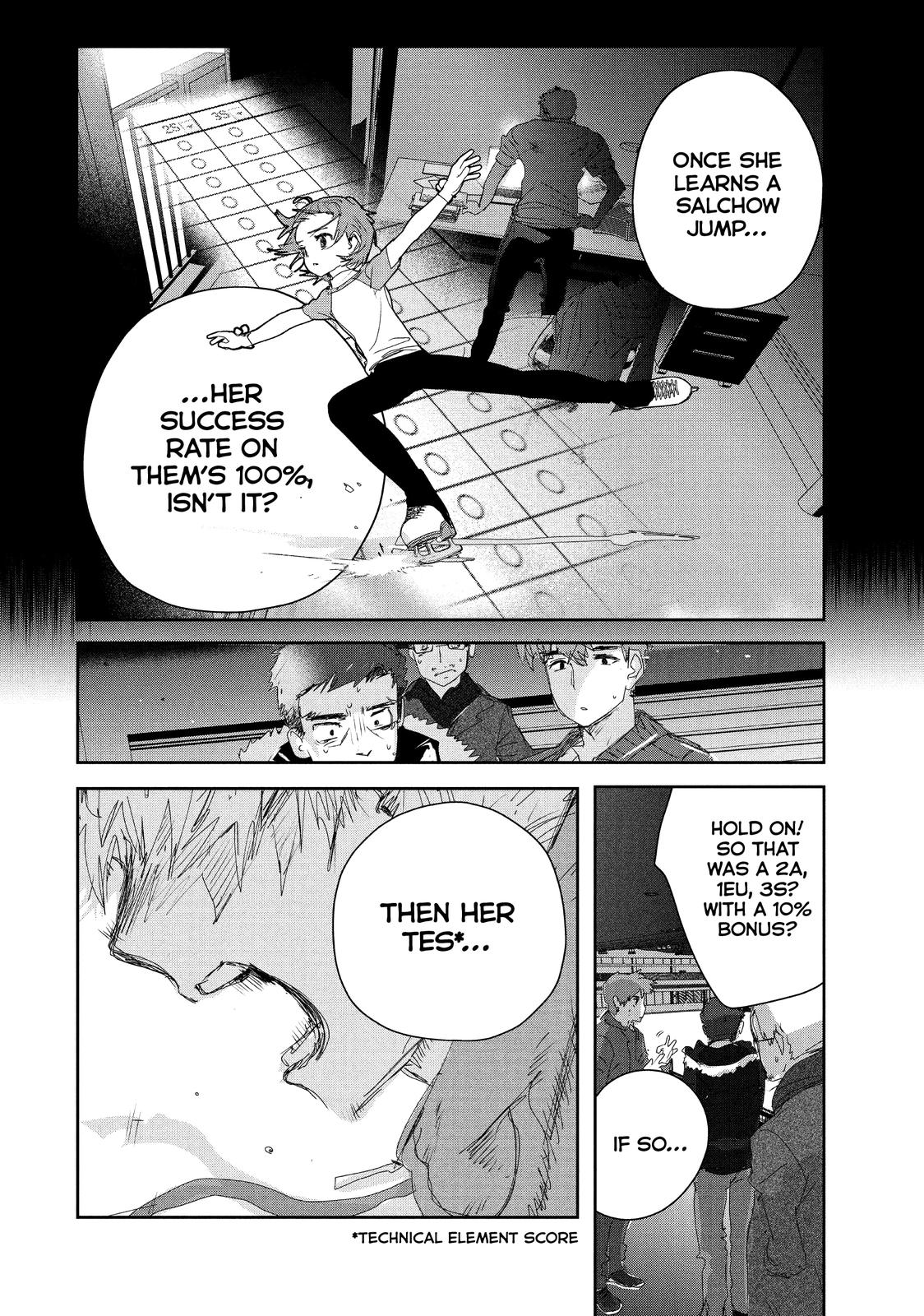 Medalist manga, chapter 20, page 50 of 59
