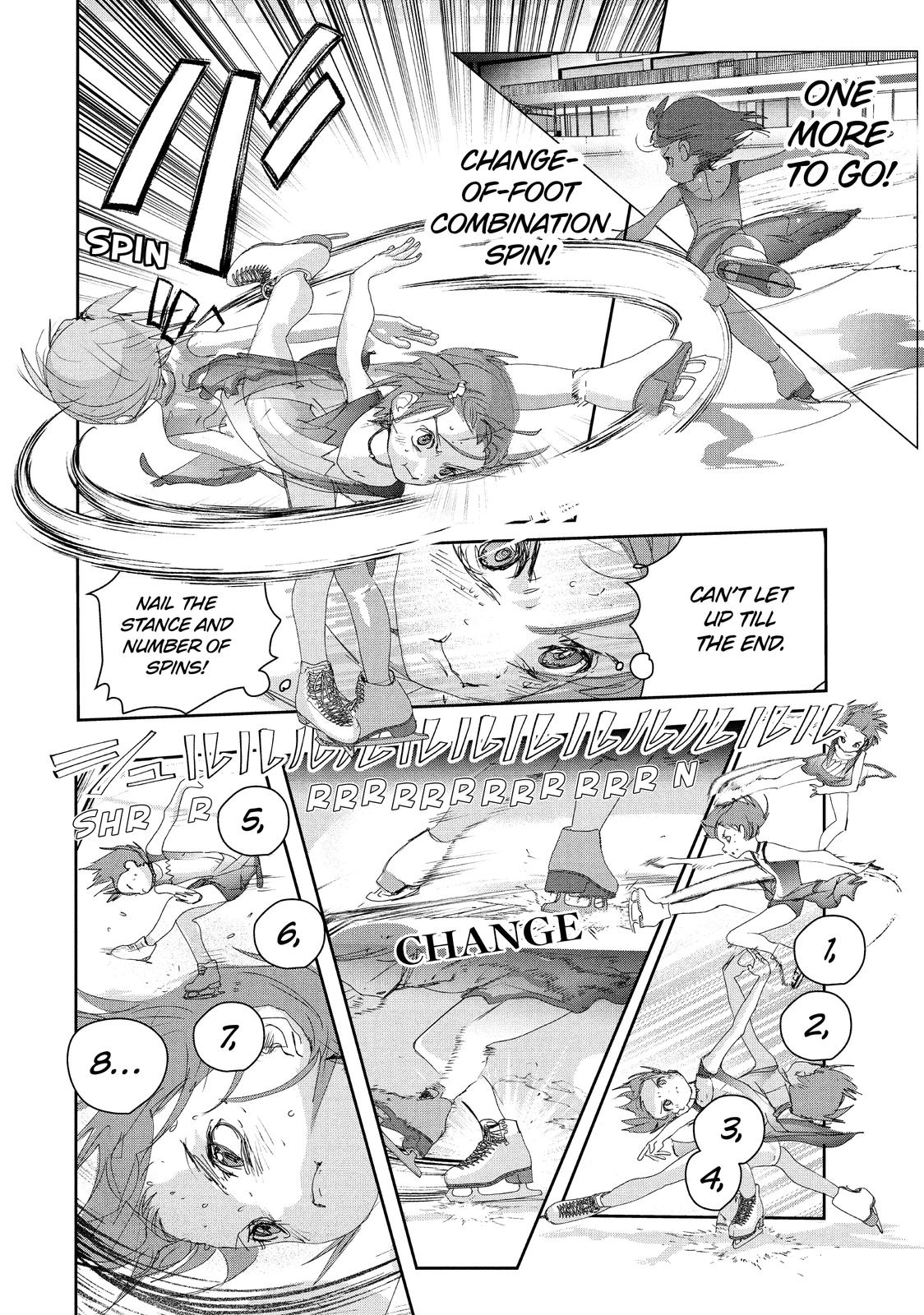 Medalist manga, chapter 20, page 52 of 59