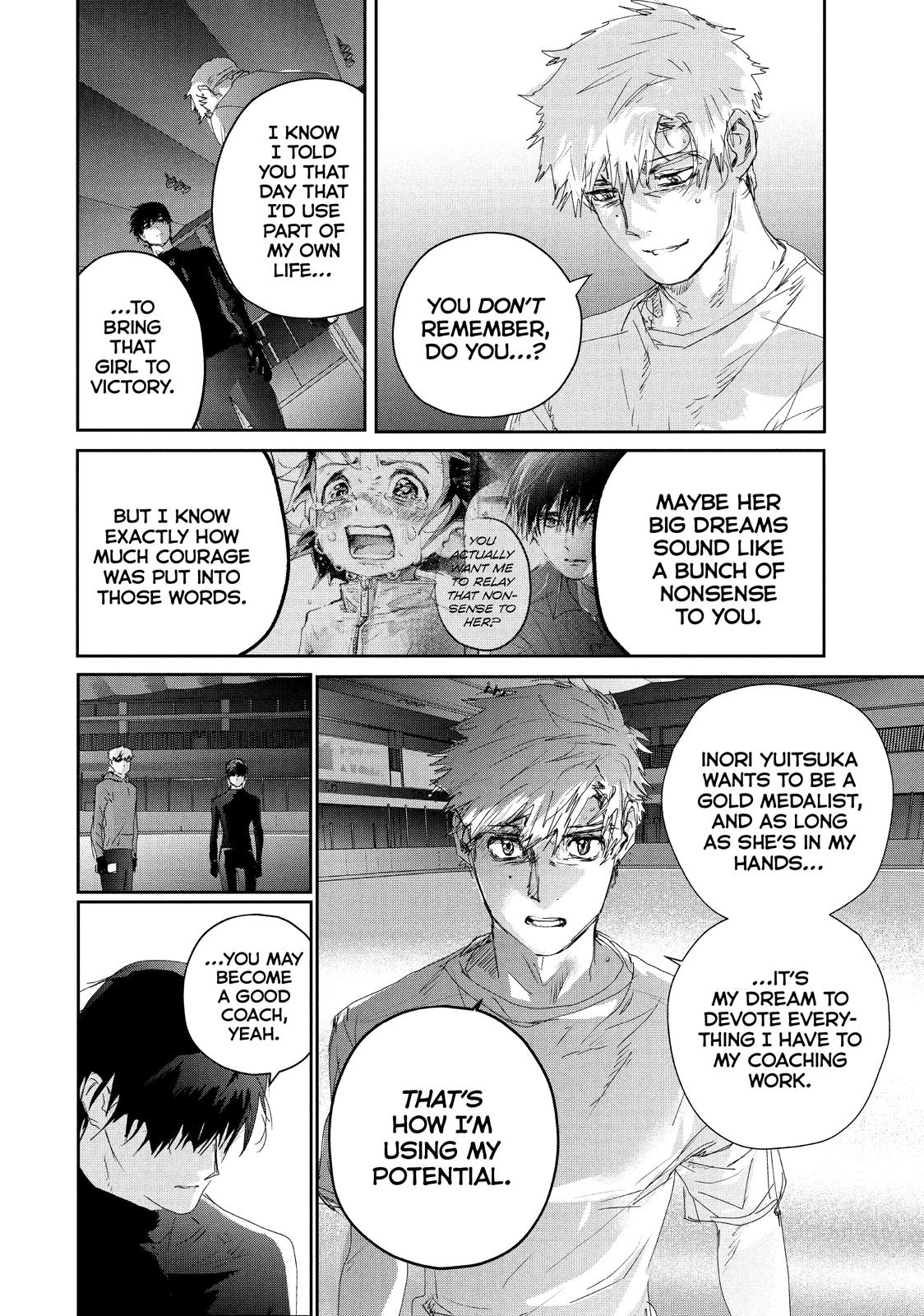 Medalist manga, chapter 22, page 35 of 45