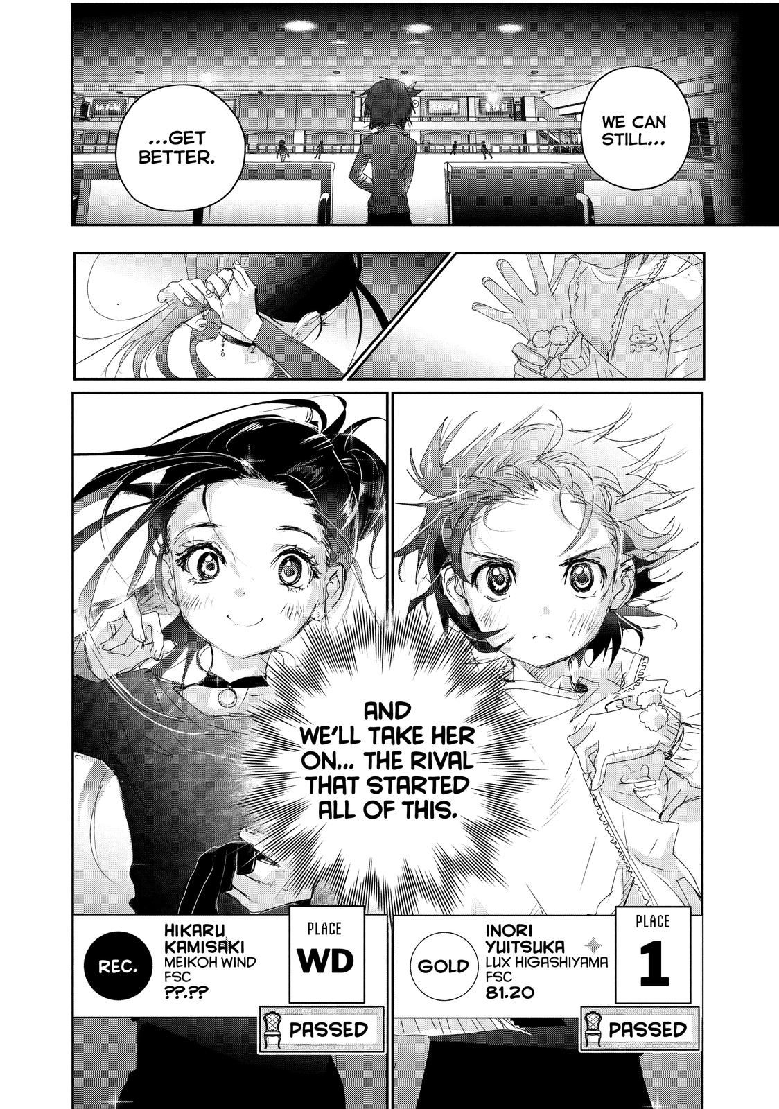 Medalist manga, chapter 22, page 43 of 45