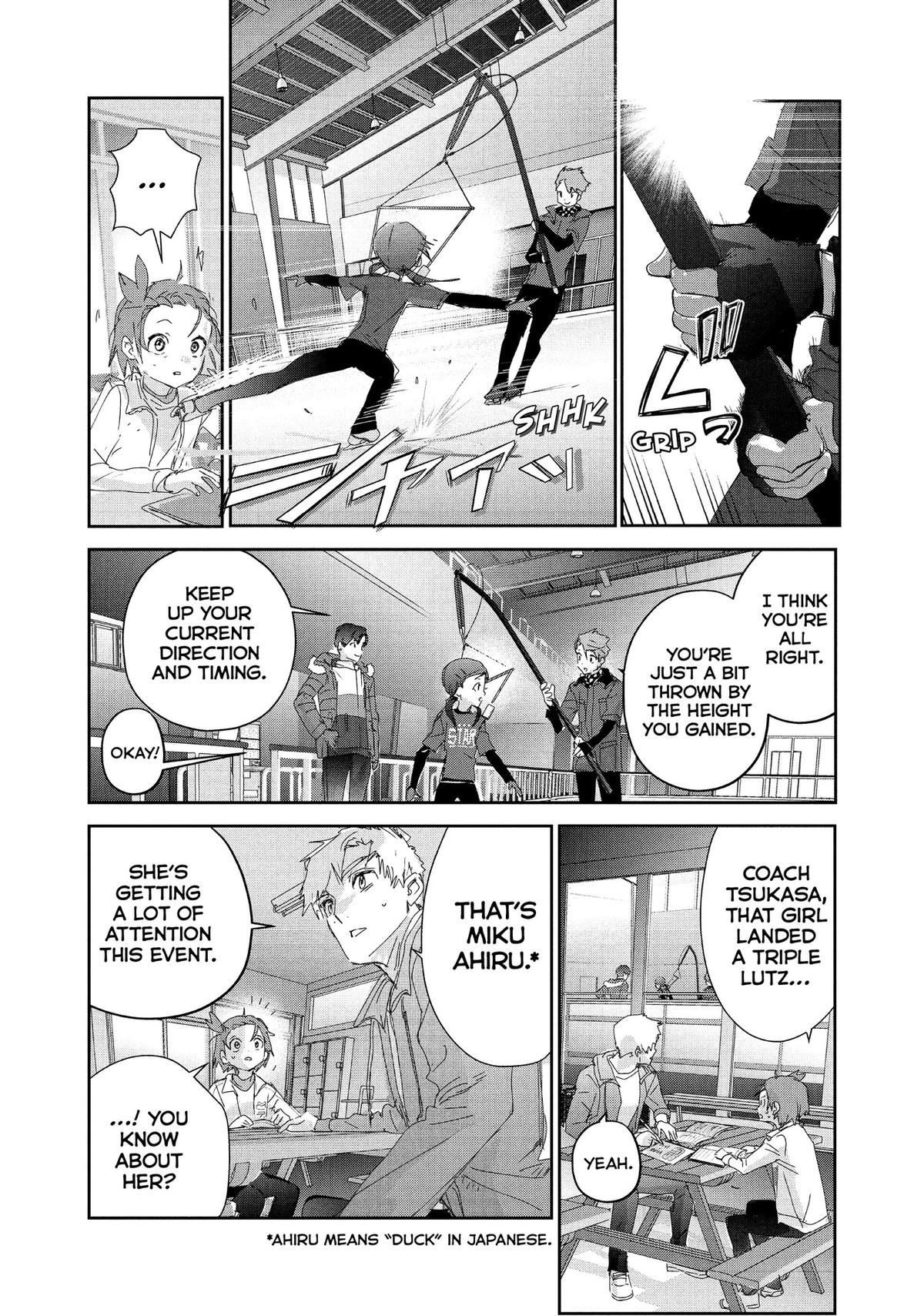 Medalist manga, chapter 27, page 21 of 27