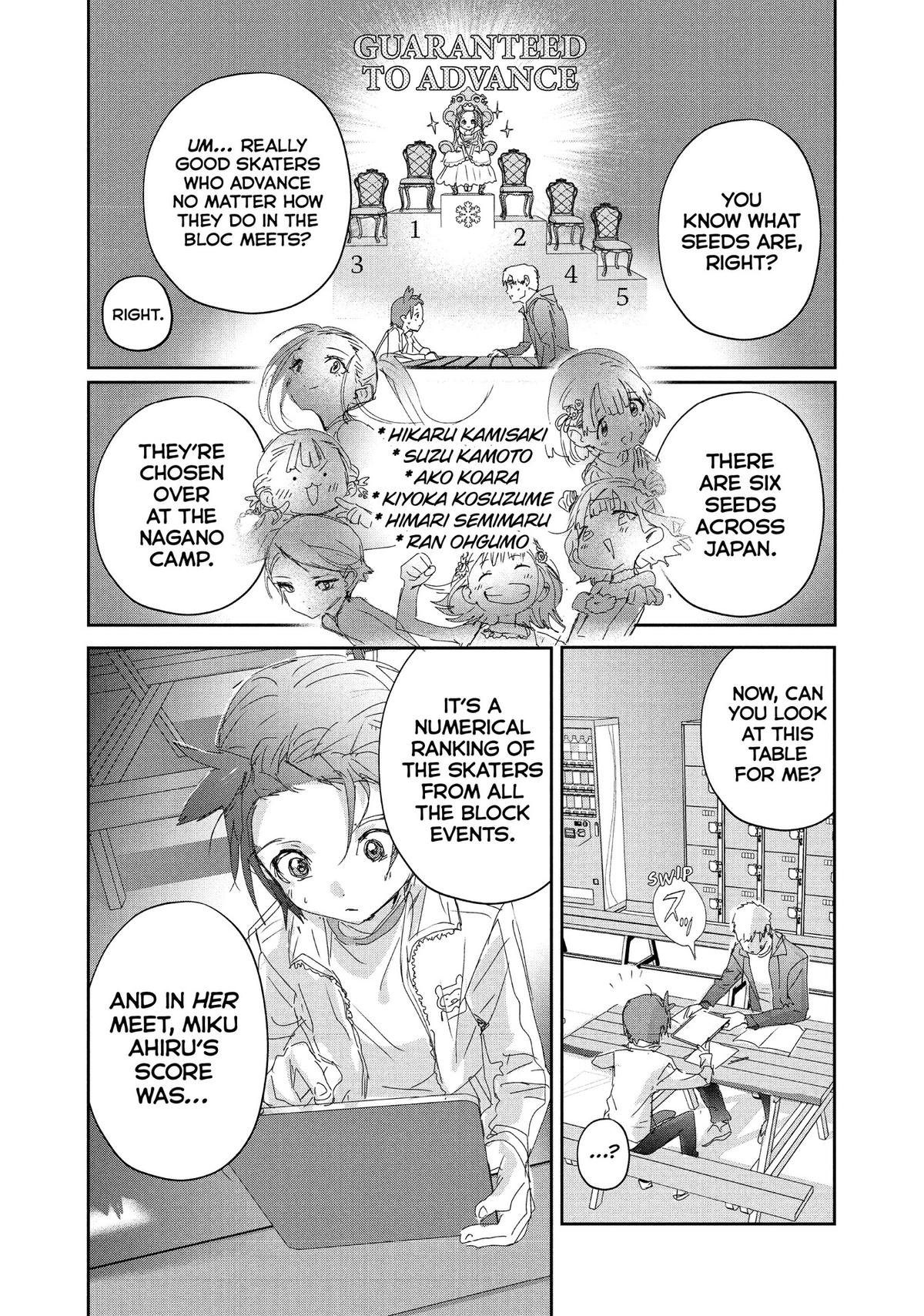 Medalist manga, chapter 27, page 22 of 27