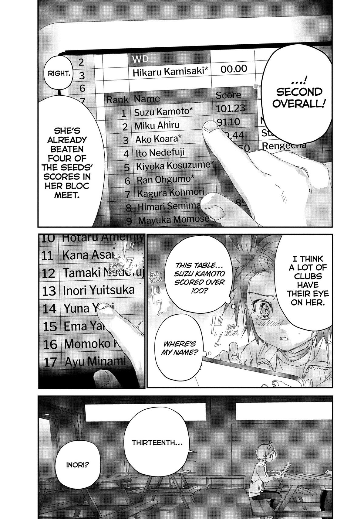 Medalist manga, chapter 27, page 23 of 27