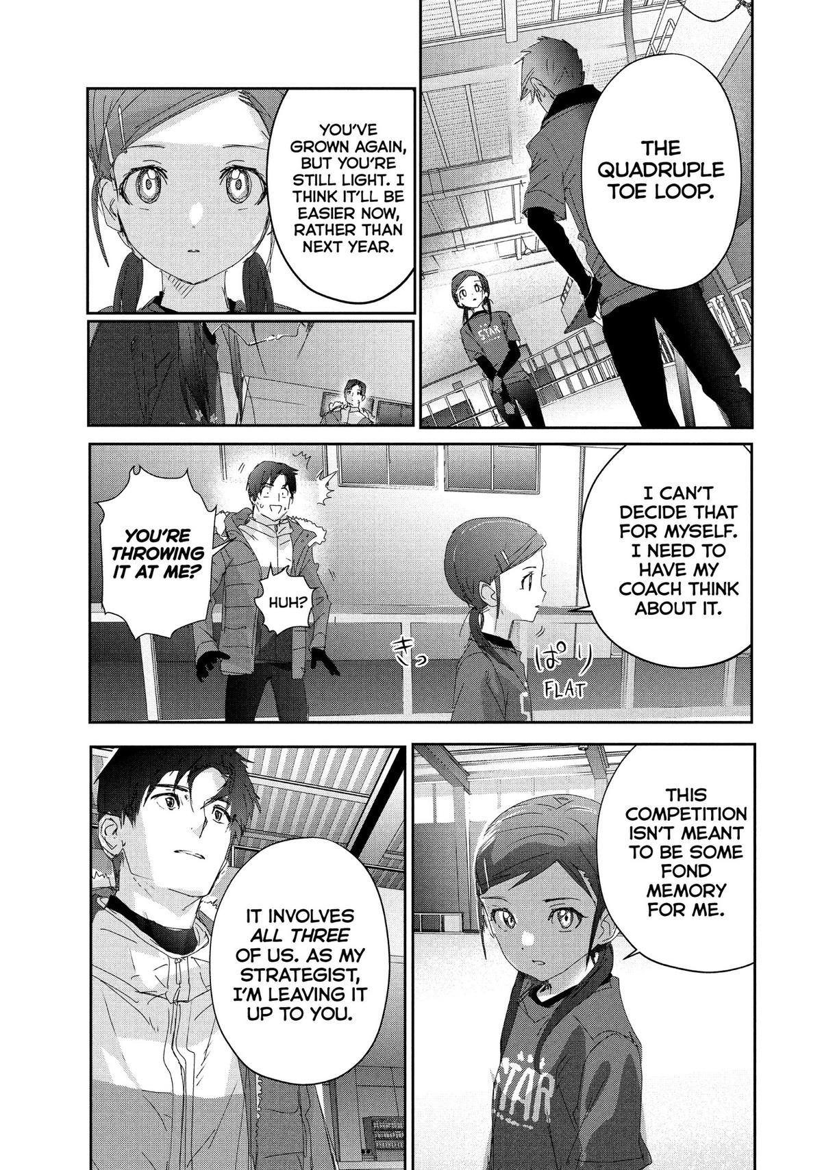 Medalist manga, chapter 27, page 25 of 27