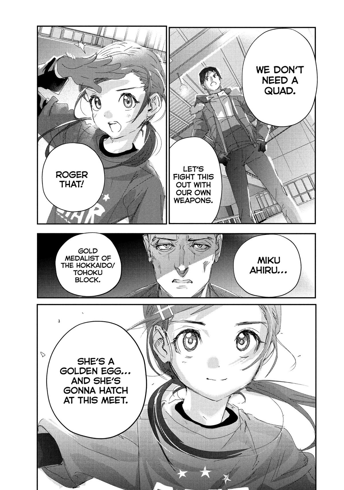 Medalist manga, chapter 27, page 27 of 27