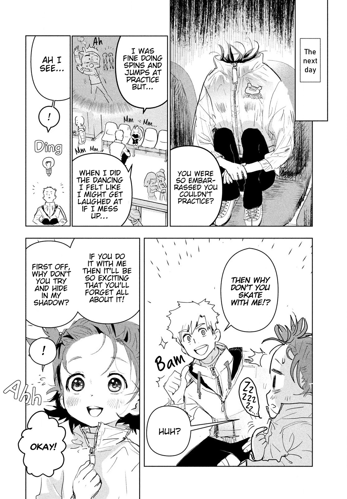 Medalist manga, chapter 3, page 15 of 70