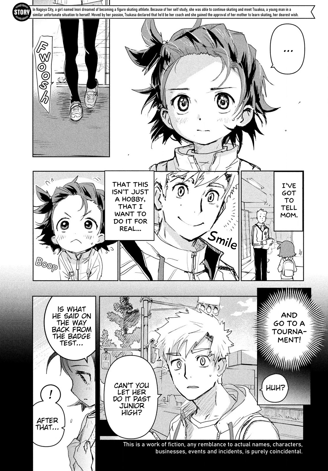 Medalist manga, chapter 3, page 4 of 70