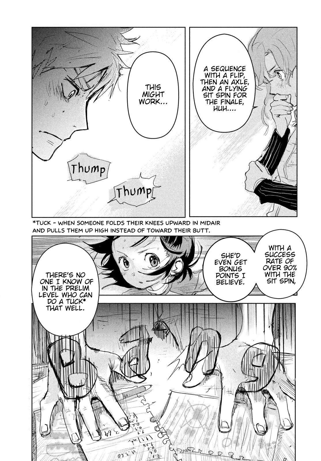 Medalist manga, chapter 3, page 68 of 70