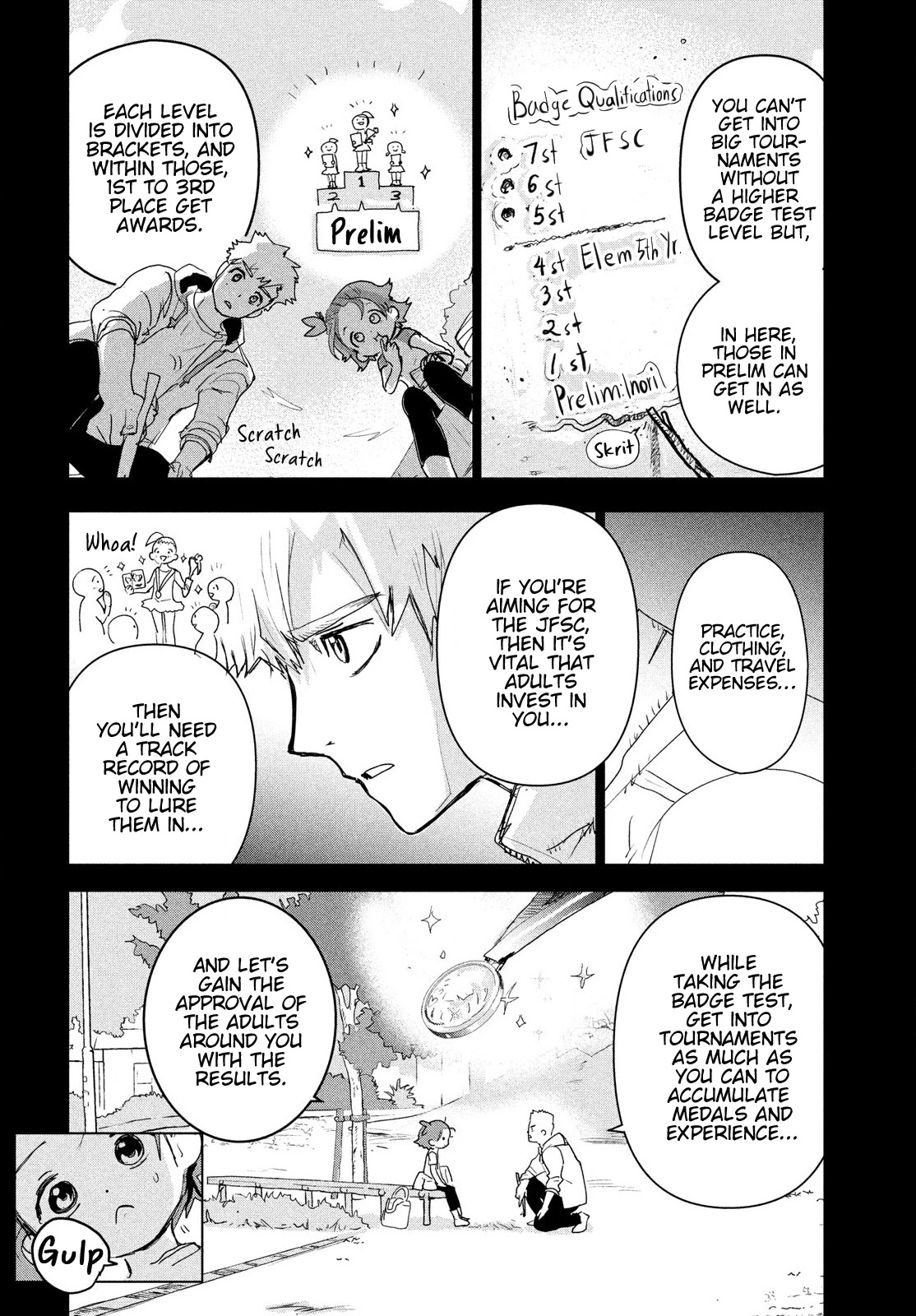Medalist manga, chapter 3, page 7 of 70