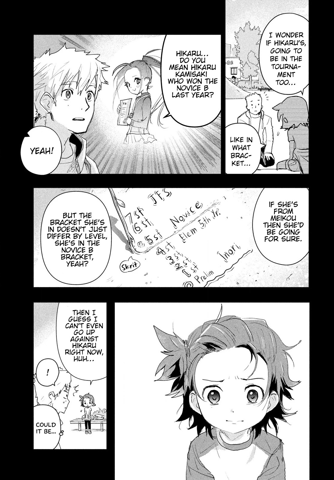 Medalist manga, chapter 3, page 8 of 70